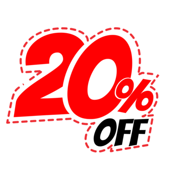 20% off your first purchase!